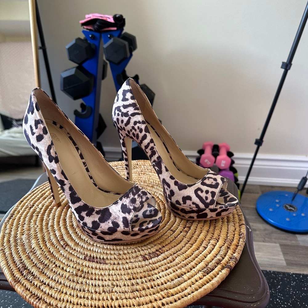 Victoria’s Secret animal print heels